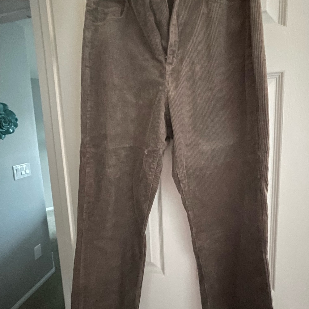 Loft grey corduroy pants